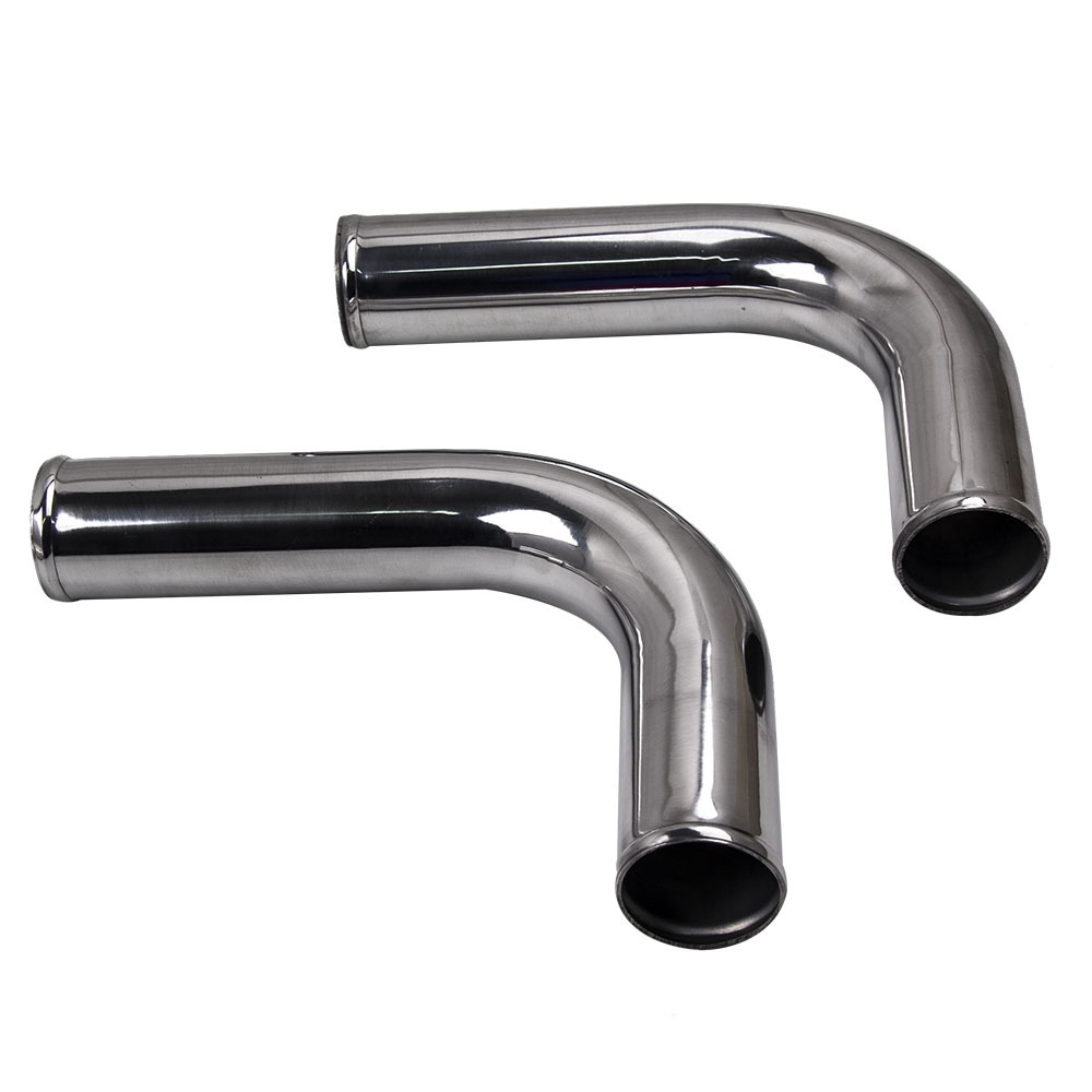 Universal Turbo Intercooler 27x7x2.52.5 Tubo de Aluminio y Acopladores Kit