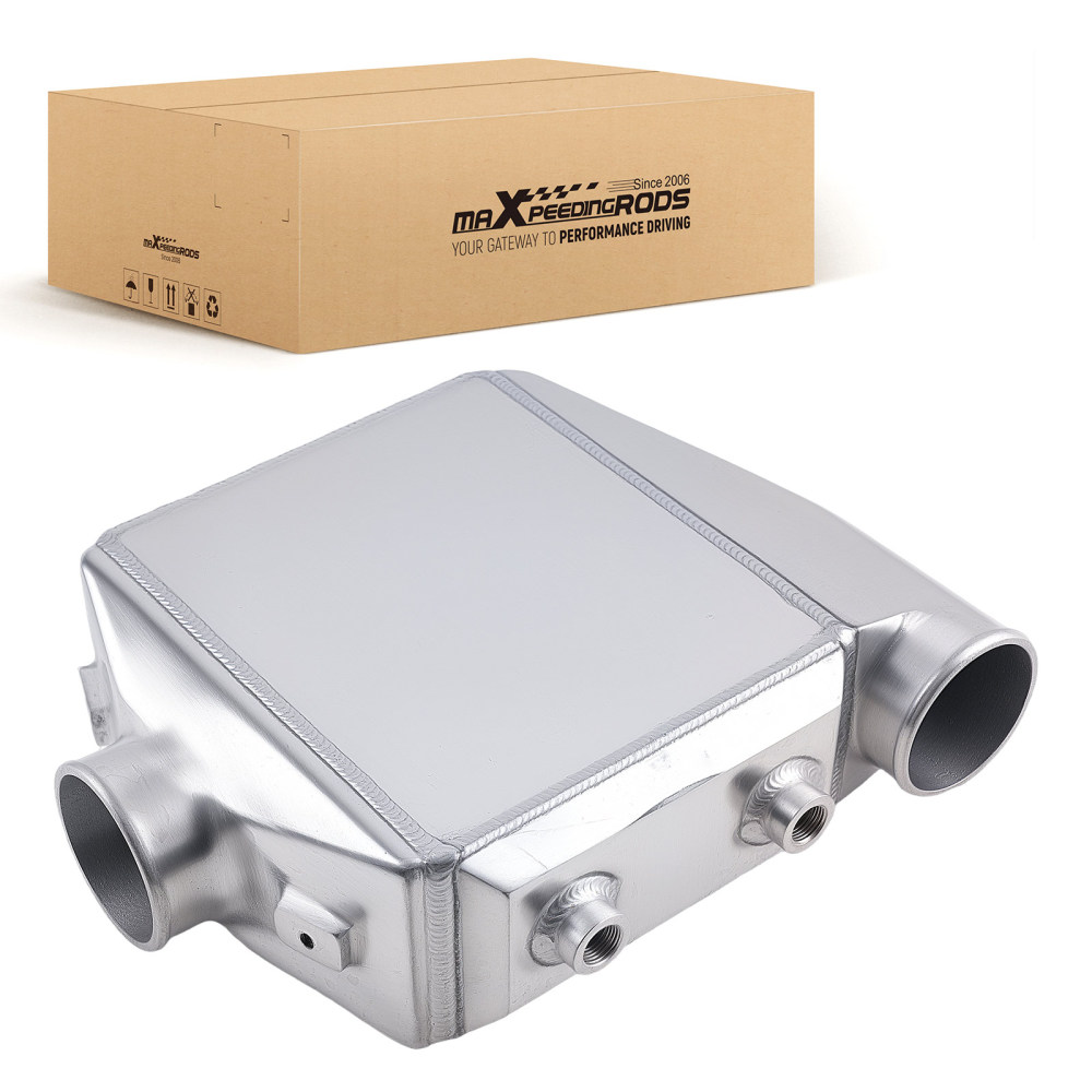 Water to Air Intercooler Universal Aluminum 225x270x115mm InletOutlet 3.5