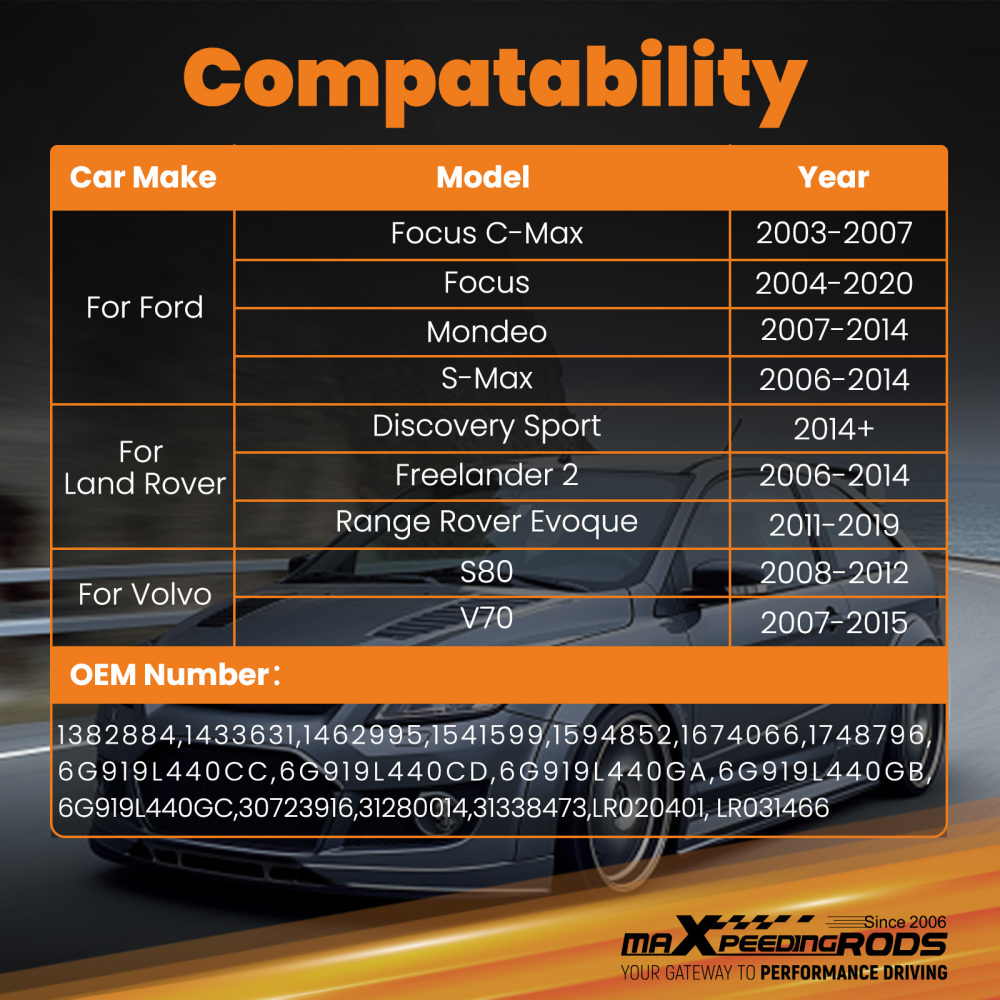 Turbo Intercooler compatible for Land Rover Freelander 2 L359 2006-2010 2.2 TD4 LR031466