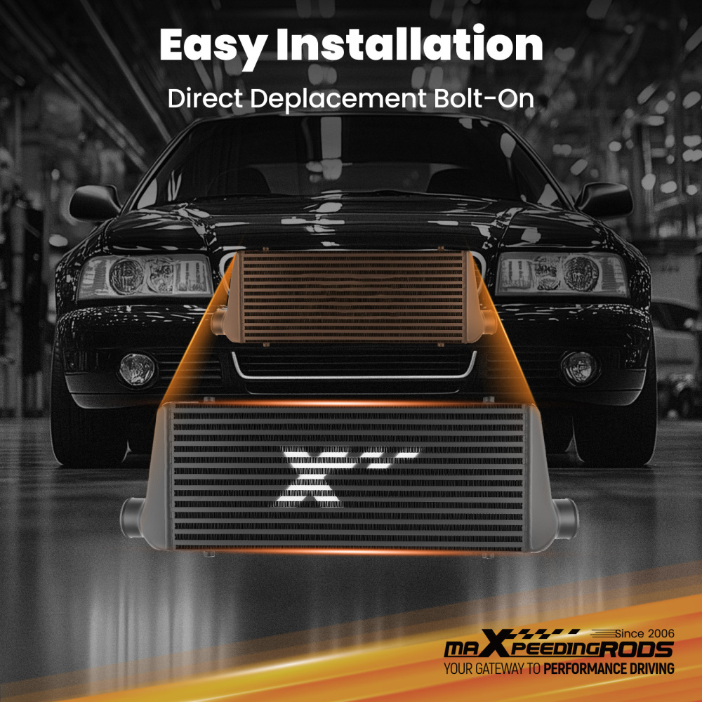 Bar Plate Intercooler Kit compatible for Audi A4 1.8T B5 Quattro 1998-2001 Aluminum