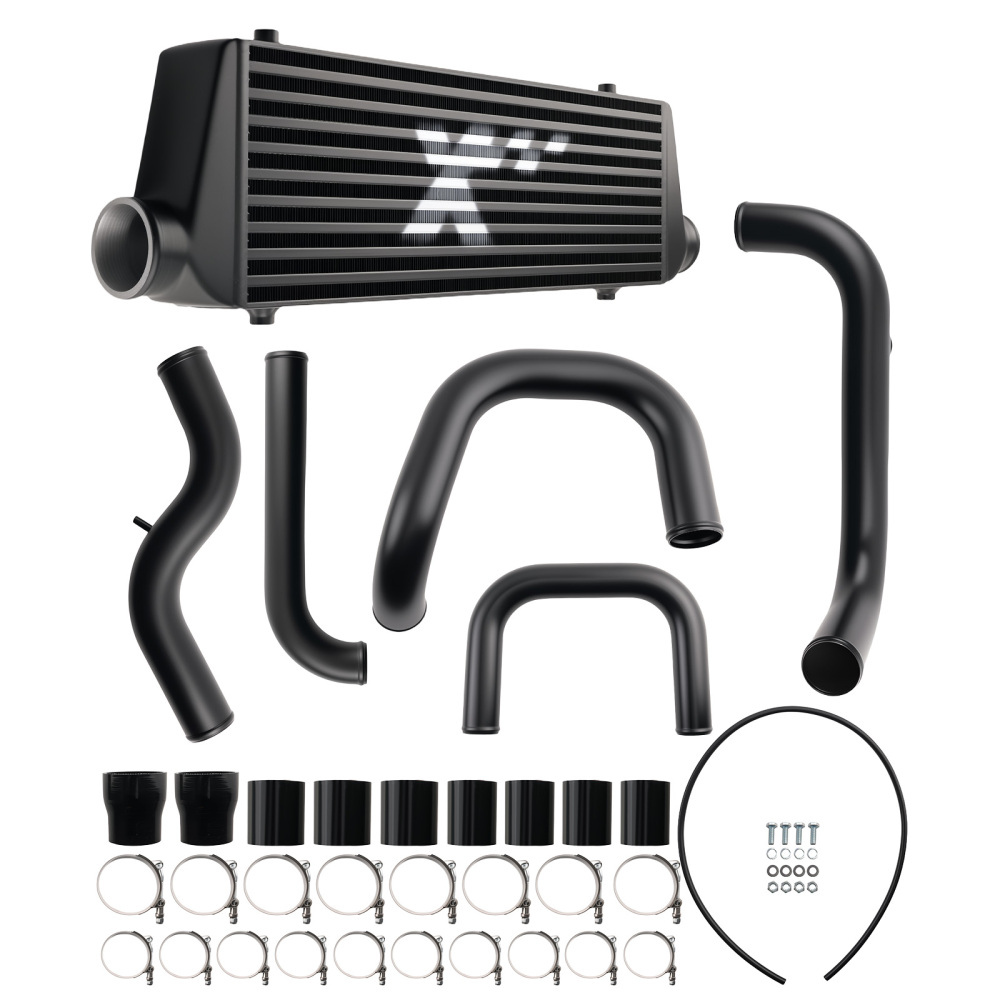 2.5 Intercooler kitKit compatible for Honda Civic/Del Sol 92-97 Black Bar Plate 64mm