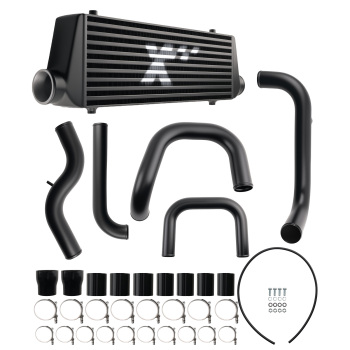 2.5 Intercooler kitKit compatible for Honda Civic/Del Sol 92-97 Black Bar Plate 64mm