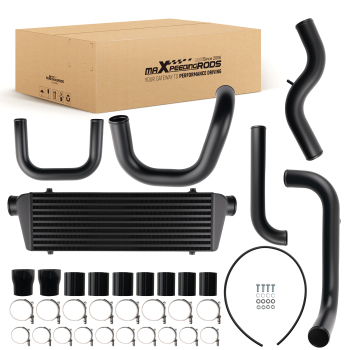 2.5 Intercooler kitKit compatible for Honda Civic/Del Sol 92-97 Black Bar Plate 64mm