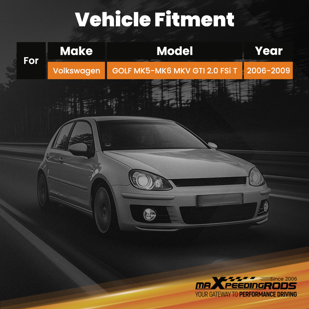 IntercoolerHose Kit compatible for VW Golf GTI MK5 MK6 Jetta compatible for Audi A3 8P 2.0 TFSI