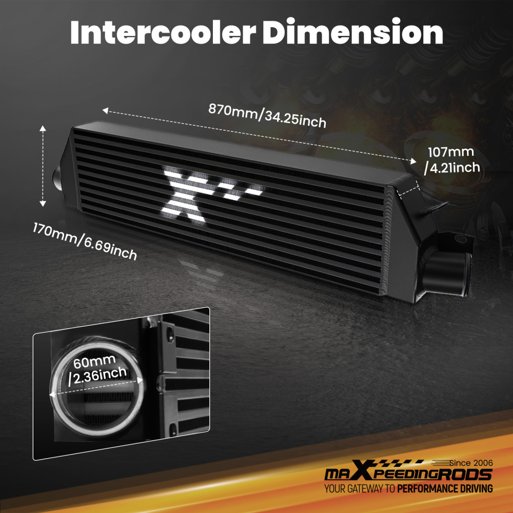 IntercoolerHose Kit compatible for VW Golf GTI MK5 MK6 Jetta compatible for Audi A3 8P 2.0 TFSI