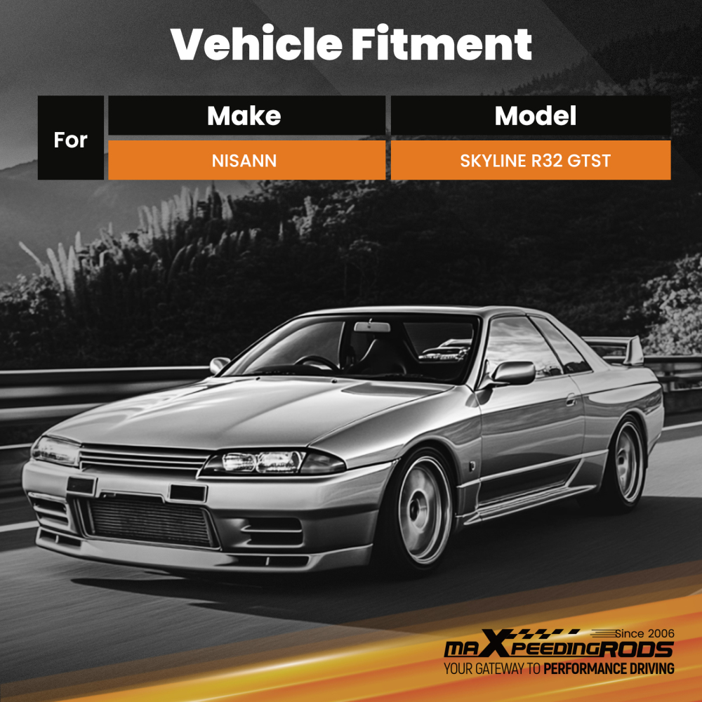 Aluminum Intercooler kitfor compatible for Nissan Skyline R32 GTST Turbo Performance Kit