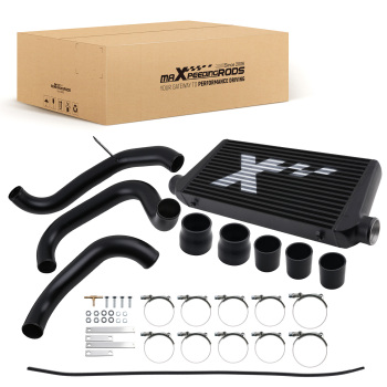 Kit intercooler600x300x76mm compatibile per NISSAN SKYLINE R32 GTST con Fascette