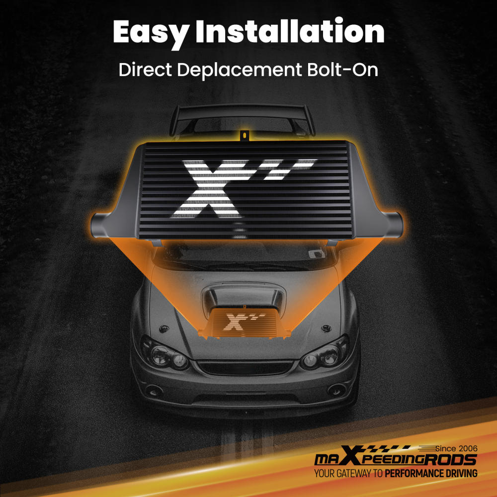 Bar + Plate Intercooler kit compatible for Nissan Silvia S14 S15 SR20DET 200SX 240SX