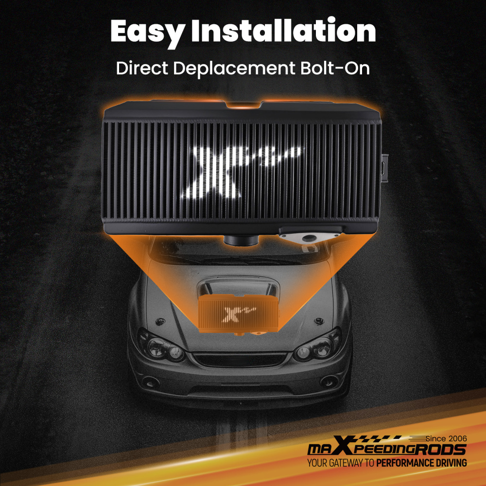 Bolt On Top Mount Intercooler KitFor compatible for Subaru 02-07 WRX STI EJ20 EJ25