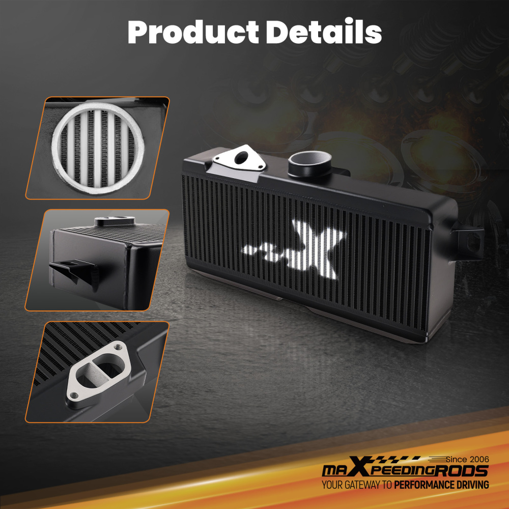 Bolt On Top Mount Intercooler KitFor compatible for Subaru 02-07 WRX STI EJ20 EJ25