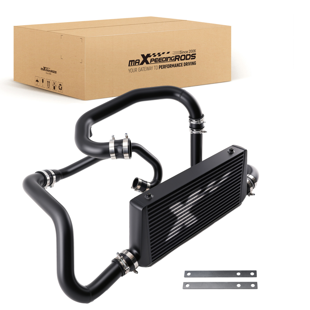 Bar Plate Intercooler Kitfor compatible for Subaru Impreza WRX GC8 1996-2000 Black