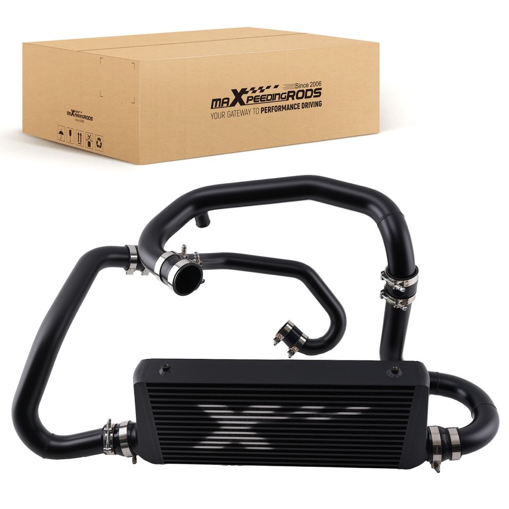 Bar Plate Intercooler Kitfor compatible for Subaru Impreza WRX GC8 1996-2000 Black
