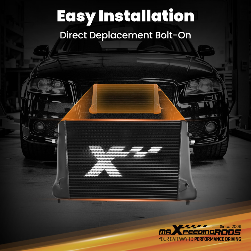 Front Mount TurboIntercooler KitFor compatible for VW Golf MK5/MK6 compatible for VW GOLF GTI 06-10