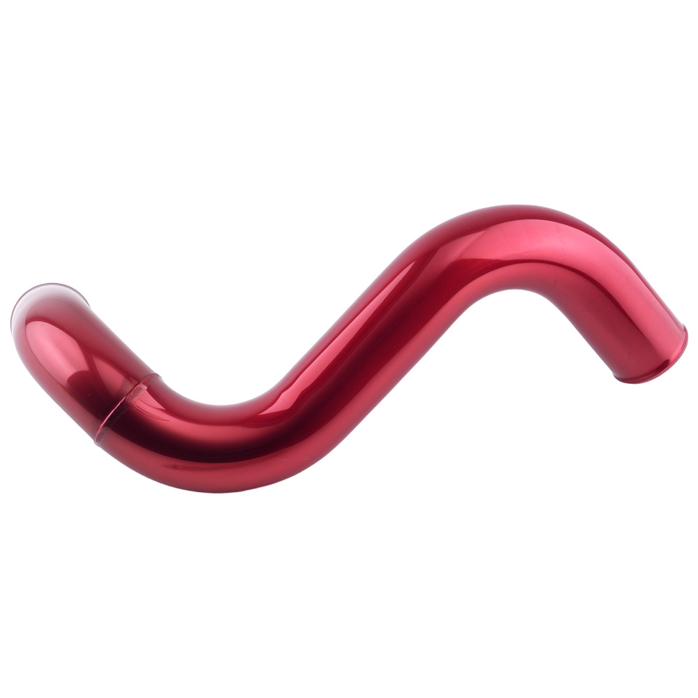 Turbo Intercooler PipeIntake Elbow compatible for Ford F250 6.0L Powerstroke 03-07 Red