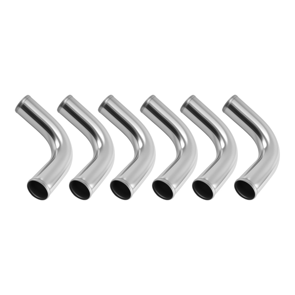 12Pc Universal 2.5 Intercooler Piping Kit +T-Bolt Clamps + Silicone Coupler