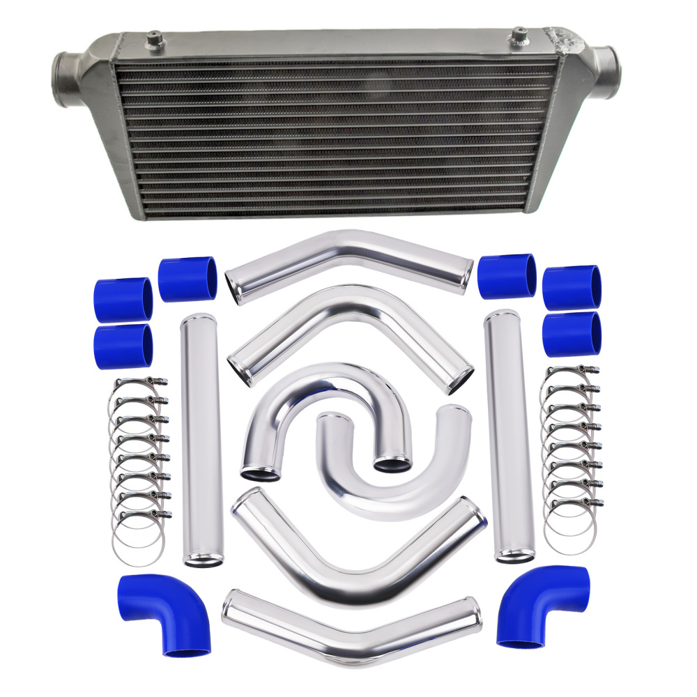 600x300x76 Intercooler 3.0 76mm Inlet Outlet2.5 64mm Intercooler Pipe New