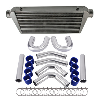 Tuyau de refroidisseur intermédiaire turbo 3 76mm Intercooler Piping Pipe Kit