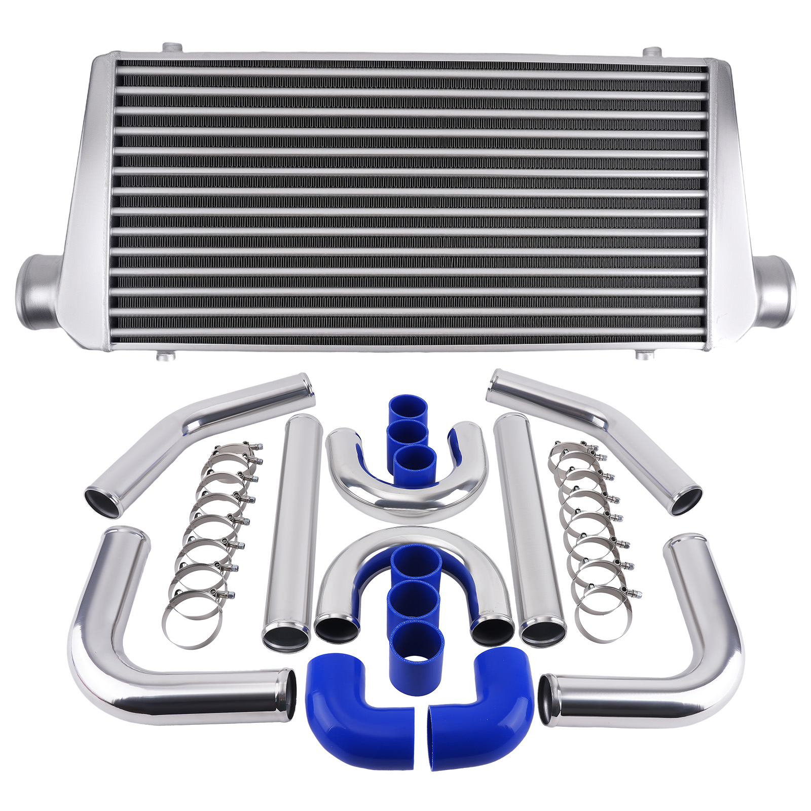 Kit Intercooler Universel 2.5 64mm Piping Pipe Kit + 600x300x76mm Intercooler