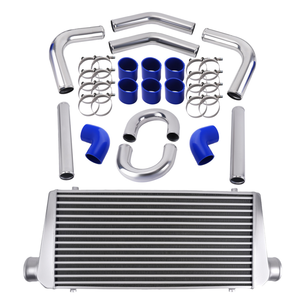 600x300x76mm Intercooler 2.5 Pipe UNIVERSAL TURBO INTERCOOLER PIPE KIT New