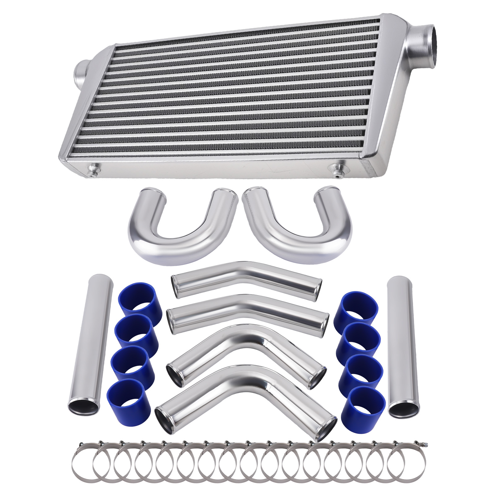 600x300x76mm Refroidisseur intermédiaire + 3 76mm Refroidisseur Tuyau Kit
