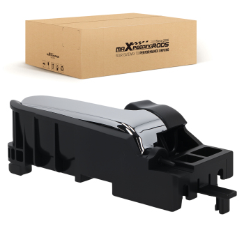 Black Chrome Door Handle compatible for Scion xA 2004-2006 TO1353139 Front/Rear Right