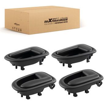 4 Pieces Black Door Handle compatible for Toyota Corolla LE 1993-1995 692061213004