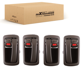 4 Piece Brown Interior Door Handle compatible for Toyota Camry 1992-1996 80493 80486