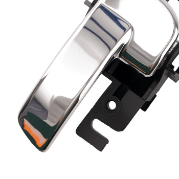 4pcs Door Handle compatible for Nissan Navara D40 Pathfinder R51 2004-2014 Black Silver