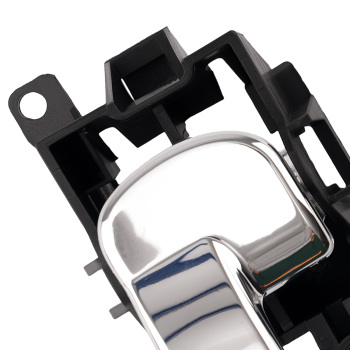 4pcs Door Handle compatible for Nissan Navara D40 Pathfinder R51 2004-2014 Black Silver