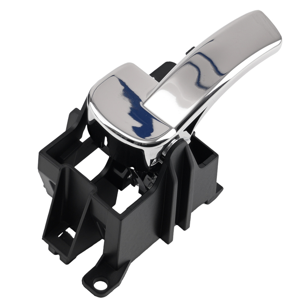 4pcs Door Handle compatible for Nissan Navara D40 Pathfinder R51 2004-2014 Black Silver