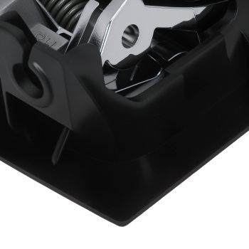 Chrome Black Door Handle compatible for Ford F-150 2009-2014 9L3Z1522600CB Front Right