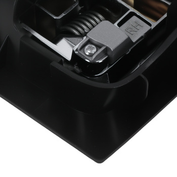 Chrome Black Door Handle compatible for Ford F-150 2009-2014 9L3Z1522600CB Front Right