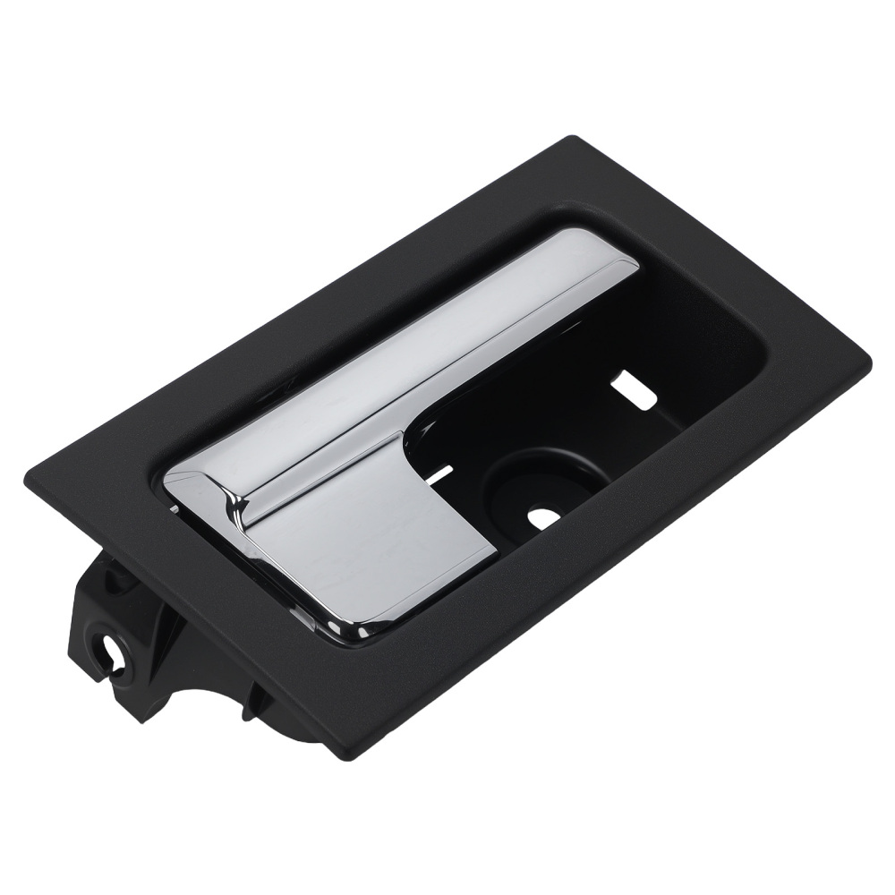 Chrome Black Door Handle compatible for Ford F-150 2009-2014 9L3Z1522600CB Front Right