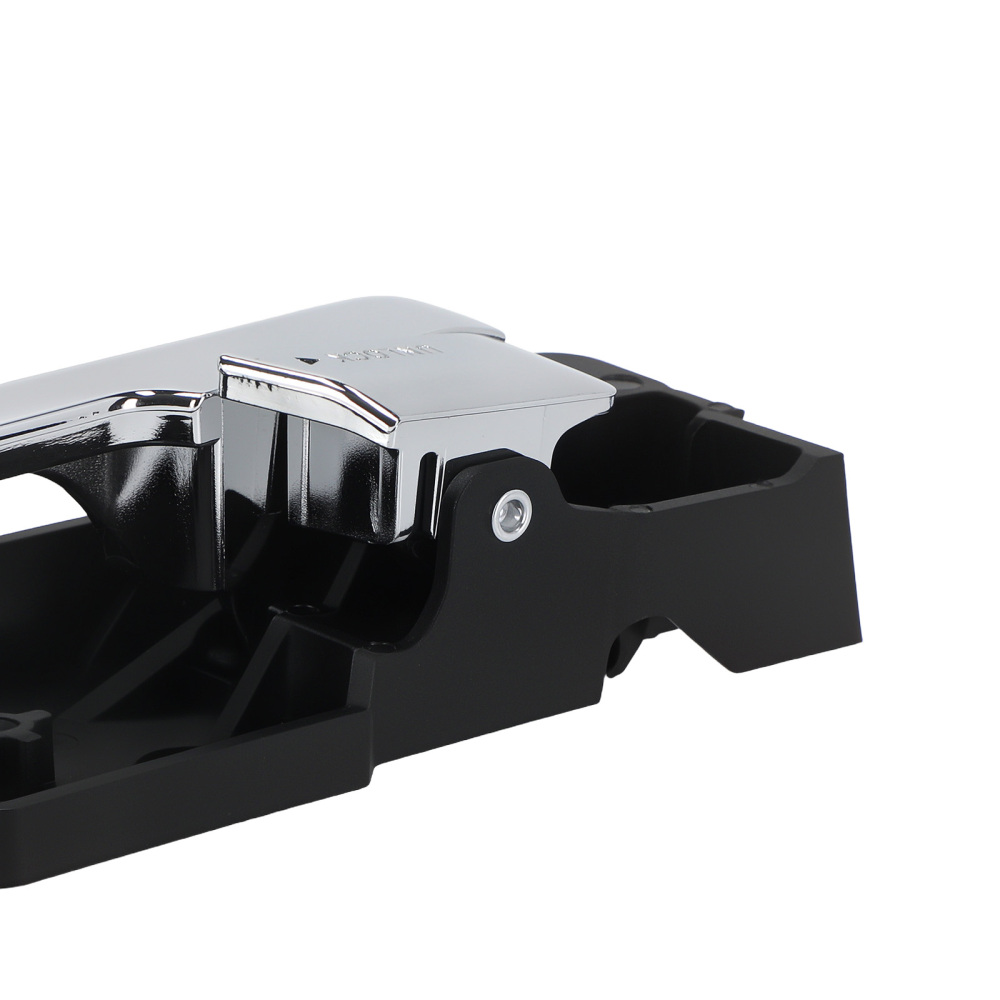 Chrome Black Door Handle compatible for Ford Fusion compatible for Lincoln MKZ 2006-2012 Front Left