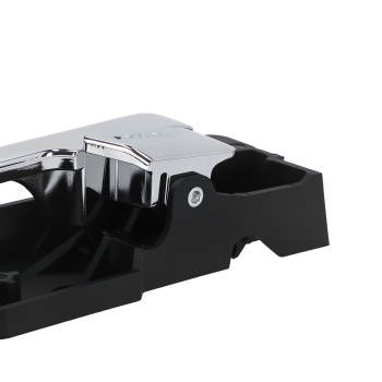 Chrome Black Door Handle compatible for Ford Fusion compatible for Lincoln MKZ 2006-2012 Front Left