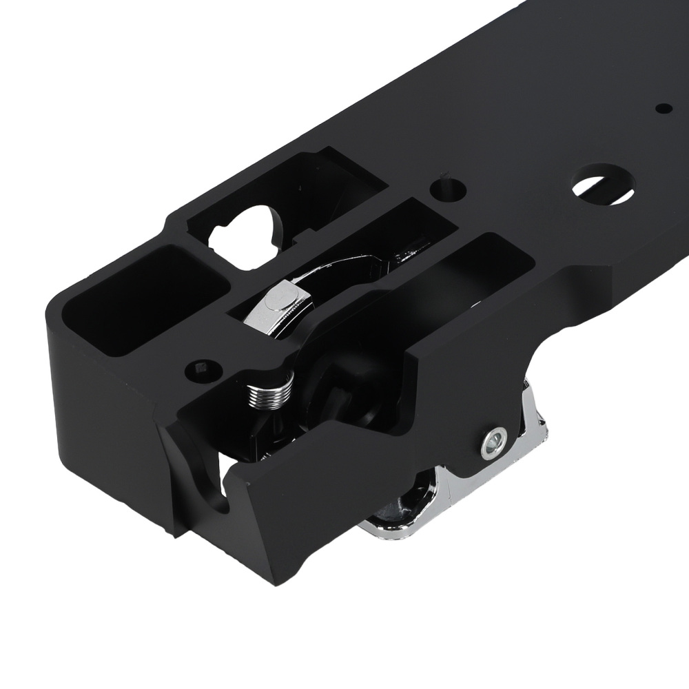 Chrome Black Door Handle compatible for Ford Fusion compatible for Lincoln MKZ 2006-2012 Front Left