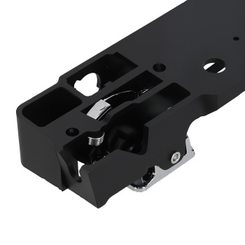 Chrome Black Door Handle compatible for Ford Fusion compatible for Lincoln MKZ 2006-2012 Front Left