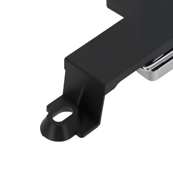 Chrome Black Door Handle compatible for Ford Fusion compatible for Lincoln MKZ 2006-2012 Front Left