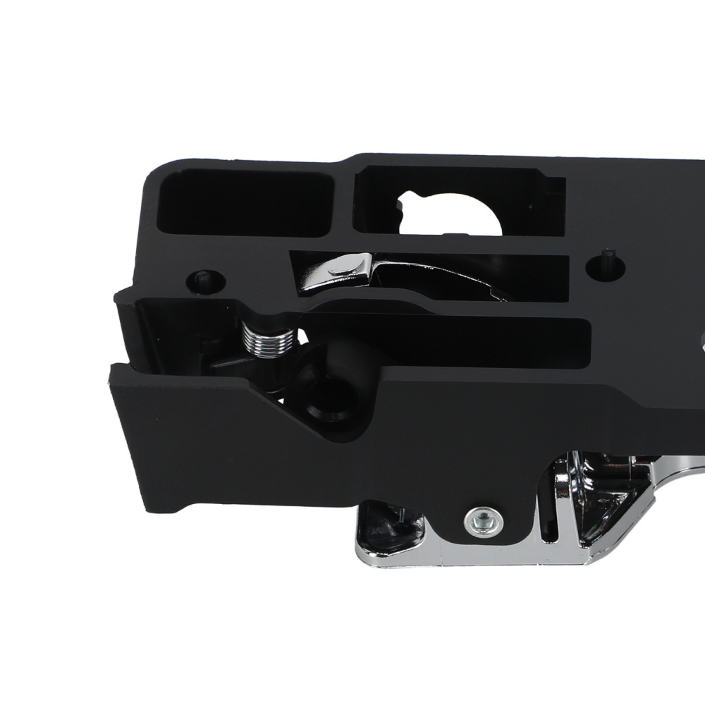 Chrome Black Door Handle compatible for Ford Fusion compatible for Lincoln MKZ 2006-2012 Front Left