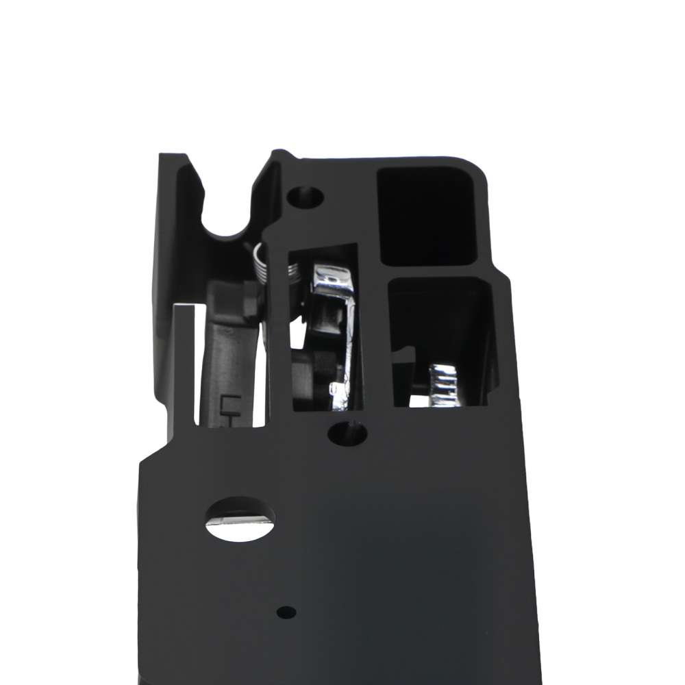 Chrome Black Door Handle compatible for Ford Fusion compatible for Lincoln MKZ 2006-2012 Front Left