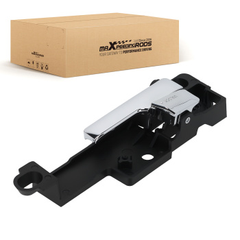 Chrome Black Door Handle compatible for Ford Fusion compatible for Lincoln MKZ 2006-2012 Front Left