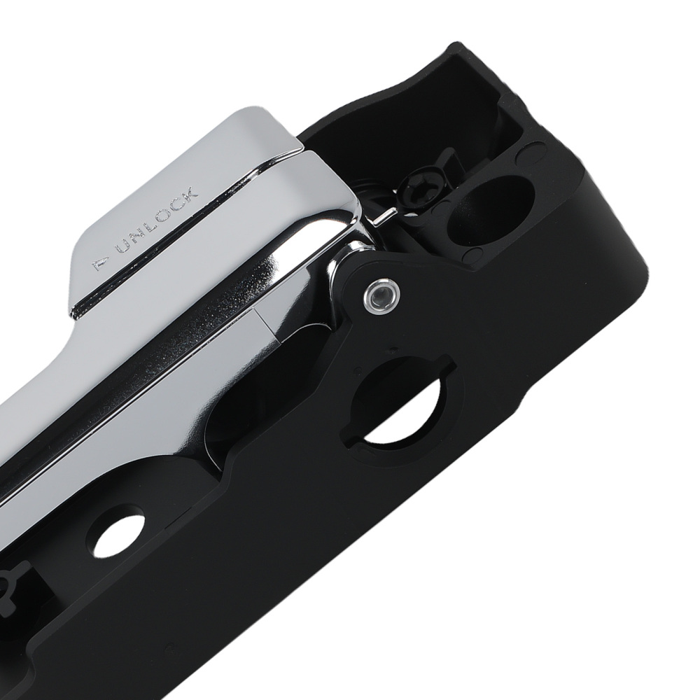 Chrome Black Interior Door Handle Rear Right compatible for Ford Fusion 2006-2012