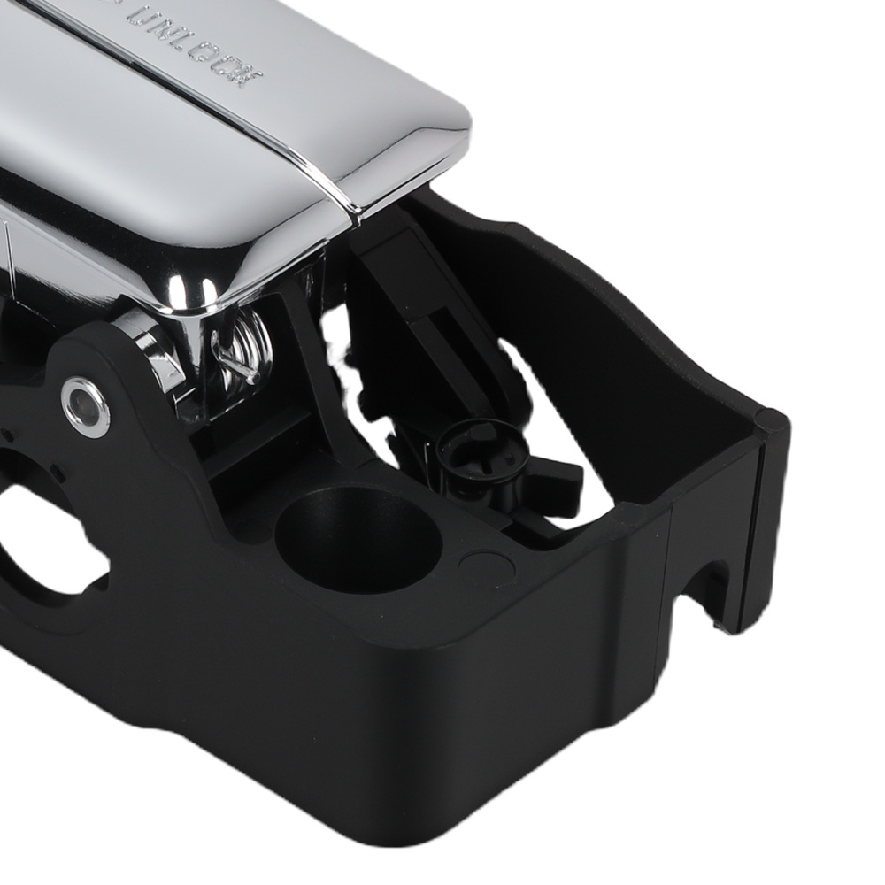 Chrome Black Interior Door Handle Rear Right compatible for Ford Fusion 2006-2012