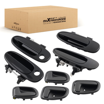 Black Interior Door Handle compatible for Toyota Corolla 1993-1997 79505 79504 77462