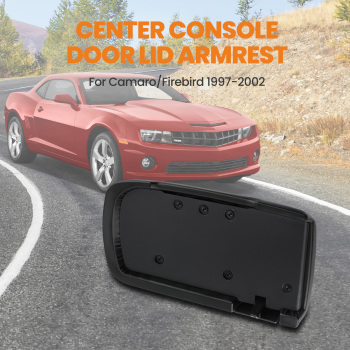 Console Door Lid Armrest FitFor compatible for Camaro / Firebird 1997-02 10421355 Black New