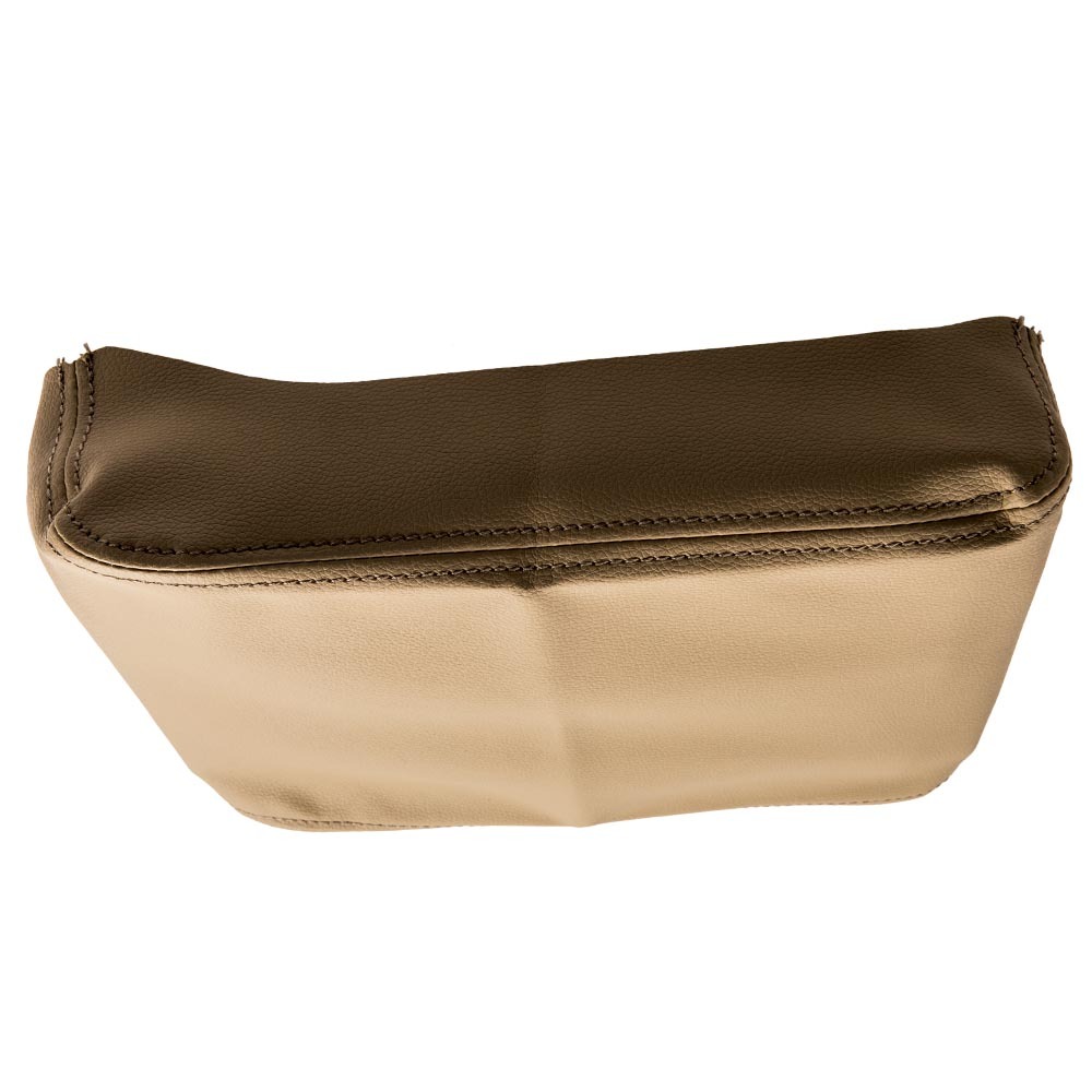 New Beige Leather Center Console Armrest Lid Cover compatible for Toyota Tacoma 2005-15
