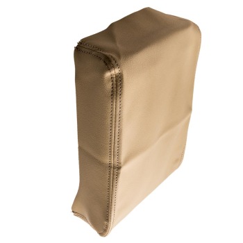 New Beige Leather Center Console Armrest Lid Cover compatible for Toyota Tacoma 2005-15