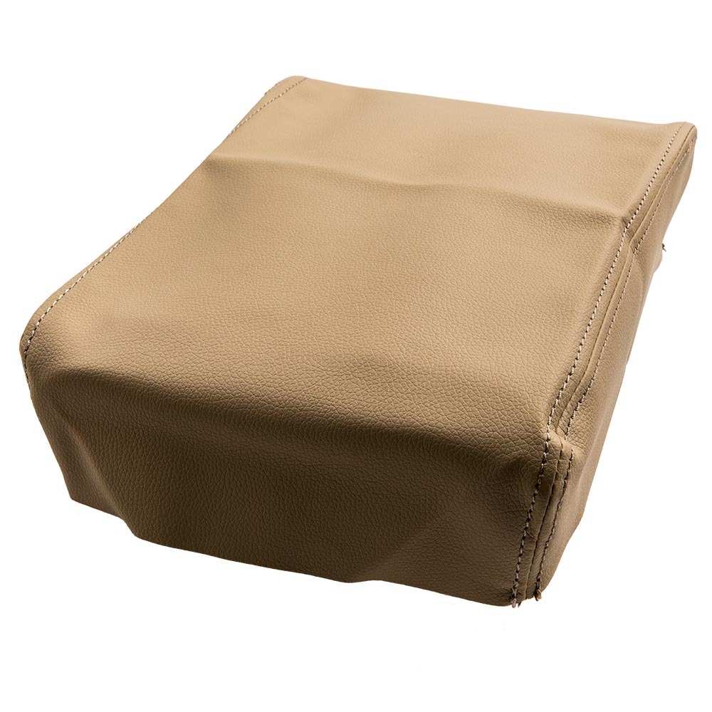 New Beige Leather Center Console Armrest Lid Cover compatible for Toyota Tacoma 2005-15
