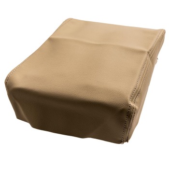 New Beige Leather Center Console Armrest Lid Cover compatible for Toyota Tacoma 2005-15