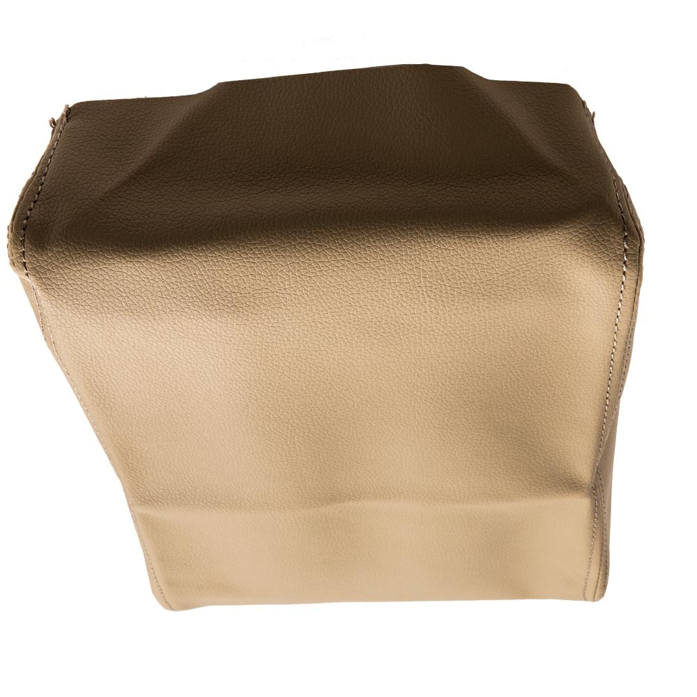 New Beige Leather Center Console Armrest Lid Cover compatible for Toyota Tacoma 2005-15